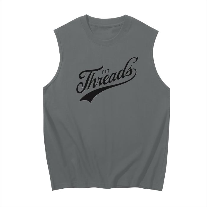 Sleeveless Crew Tank Top